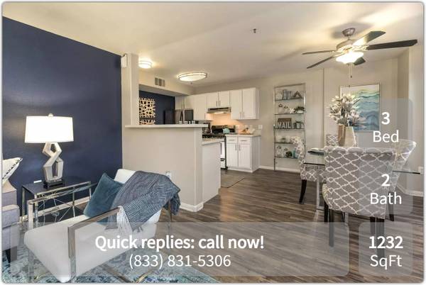 $2,507 / 3br - 1232ft2 - Fluffy, Fido, and you! Our 3 Bed / 2 Bath is ready to move in. (Elk Grove)64043667370113120