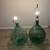 Antique French Demijohn Lady Jane Carboy hand blown glass bottle lamps 11 thumbnail