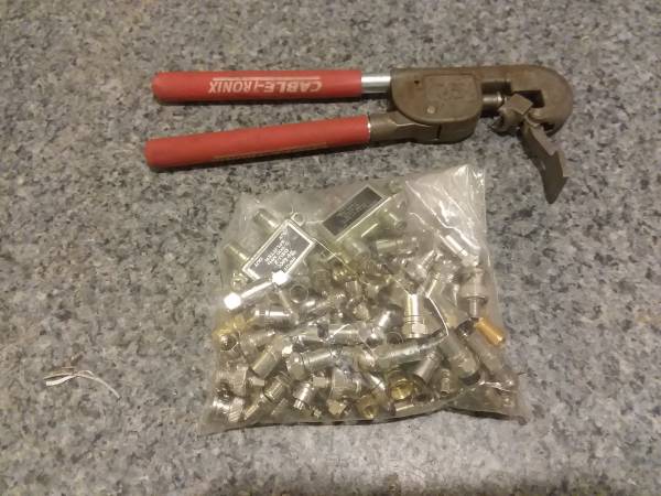 High frequency cable crimp and connectors $50 1
