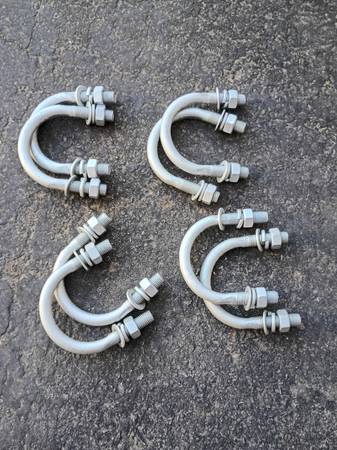 4" U Bolts - NEW 1