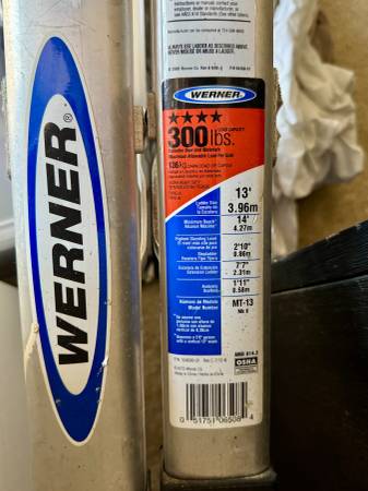Werner MT-13 Multi-Position Ladder 300lbs— Gently Used 1