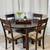 SPACE SAVER Drop Leaf Dining Table & 4 Chairs 20 thumbnail
