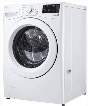 LG 27 Inch Front Load 5.0 Cu.Ft. Capacity Washer White.  New 1