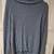 Ladies Full Zipper Blue Sweater By Karen Scott 2 thumbnail