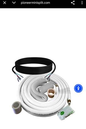 Mini-split lineset kit - Pioneer 16ft 1