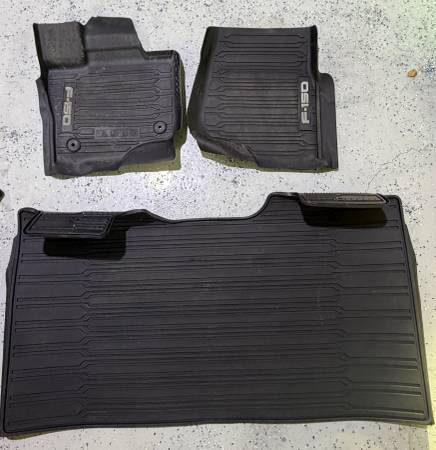 F-150 SuperCrew 2021-2026 3pc All-Weather Floor Liner Mat Like New 1