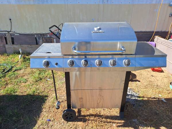 Stainless steel propane BBQ Grill 1