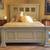 High Back Thick Solid Wood Farmhouse Queen Size Bed 2 thumbnail