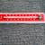 Vintage Taylor red & white wooden wall thermometer 2 thumbnail