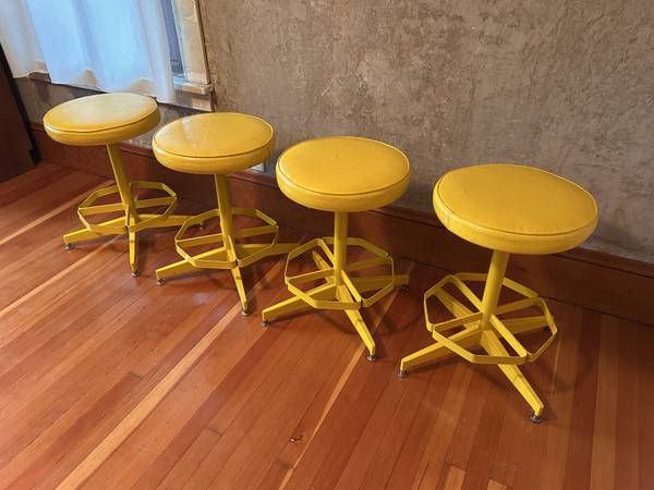 MCM Yellow Stools 1