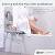 Drive Medical Plastic Tub Transfer Bench W/ Adjustable Bench 12011 1 thumbnail