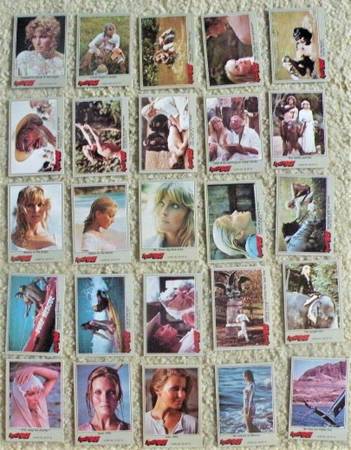1981 Fleer "Here's Bo" Bo Derek Movie Perfect 10 Movie Set Sharp/Clean 1