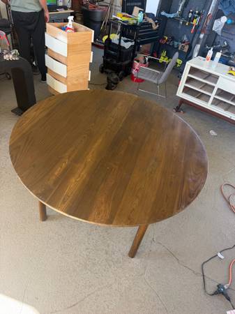 Solid wood dining table 1