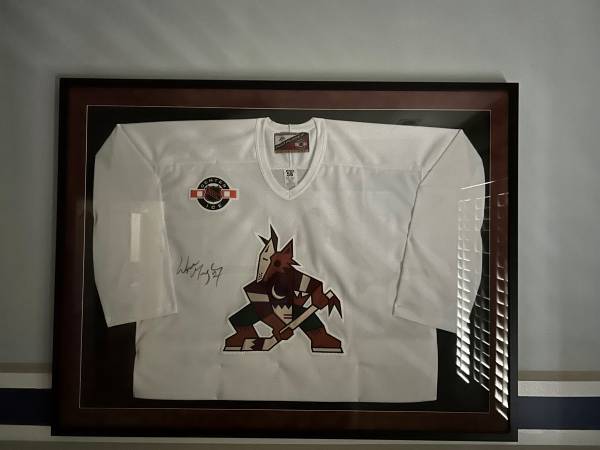 Wayne Gretzky Signed Framed Jersey 1