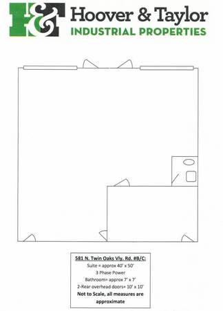 $2,600 / 2000ft2 - 2000 SF Flex Space - 581 N Twin Oaks Valley Road (San Marcos)63933119804675122