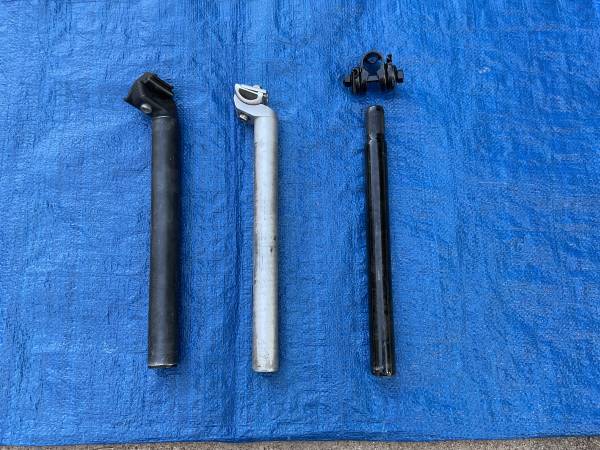 Waco; 3 mountain bike Saddle Posts Each 1
