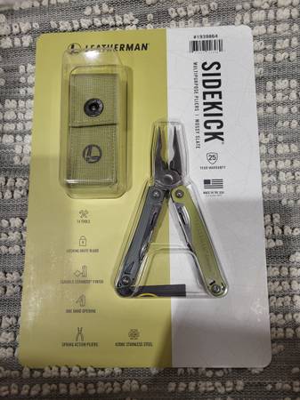 LEATHERMAN SIDEKICK MOSSY SLATE GREEN - USA 1