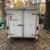 White 6x10 Enclosed Trailer 2 thumbnail