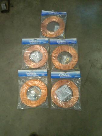 Copper ice maker lines brand new water dispenser refrigerator 1