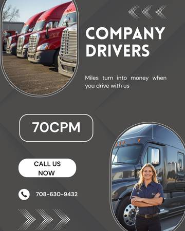 💥💥💥💥💥70CPM ||| COMPANY DRIVERS ||| DRY VAN💥💥💥💥💥 1