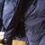 Jones New York Puffer Quilted Long Down Jacket Royal Purple Large Excl 8 thumbnail