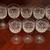 Set 10 Kusak Cut Glass Works Chantilly Lace Crystal Wine Cordial Glass 1 thumbnail