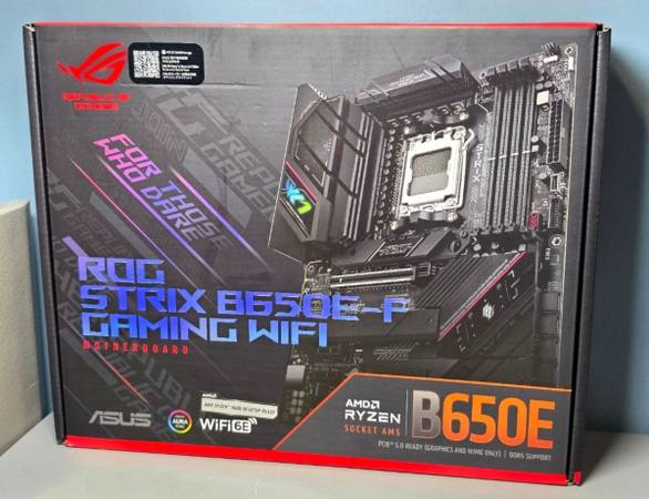 Rog Strix B650e-f gaming motherboard 1