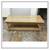 Wisteria French Country Oak Coffee Table + Glass 2 thumbnail