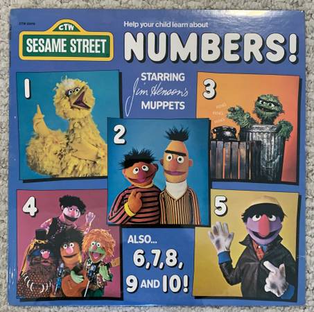 SESAME STREET - Numbers! - vinyl record LP - NEW and SEALED 1