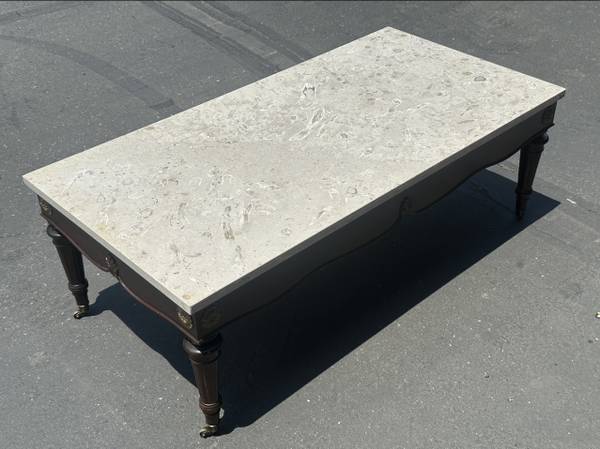 nice marble top - coffee table - $200 (modesto)63471299066499120