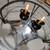 GLASS TOP IRON ROUND TABLE WITH 4 CHAIRS 3 thumbnail