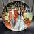 Two Gold Trimmed Gone with the Wind Collector Plates 8 1/2" +Hangers 3 thumbnail