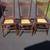 Antique 19th century Carved (3) Chairs with New Cane Seats 8 thumbnail