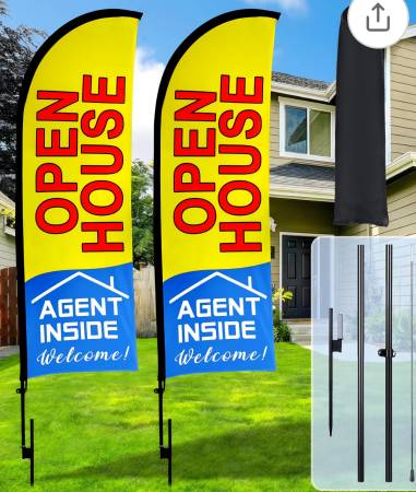 🏡 Real Estate Open House flags 1