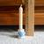 Tumbler Ceramic Blue And White Mini Candle Holder W/Candle 1 thumbnail