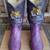 FS – Men’s LSU Custom Made Purple FQ Ostrich Cowboy Boots 11.5 D 1 thumbnail