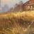 original signed oil board framed painting landscape farm house art 6 thumbnail