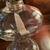 Antique Oil Lamp with Ruffled Petticoat Chimney Shade, Electrified 10 thumbnail