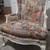 Elegant French Provincial Side Chair, Floral Upholstery, Excellent 2 thumbnail