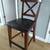 Solid Wood Bar Stool Chairs with Genuine Leather Seat, $105 Each 1 thumbnail