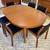 Refinished Mid Century Danish Teak Round/Oval Dining Table 9 thumbnail