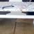 WHITE COFFEE NOOK TABLE WITH 1 BENCH 4 thumbnail