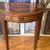 Solid Wood Inlay Table Set Round Coffee table and Demilune Console 11 thumbnail
