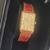 Movado Solid 14k Gold Thin tank dress watch with box,Firm price 21 thumbnail