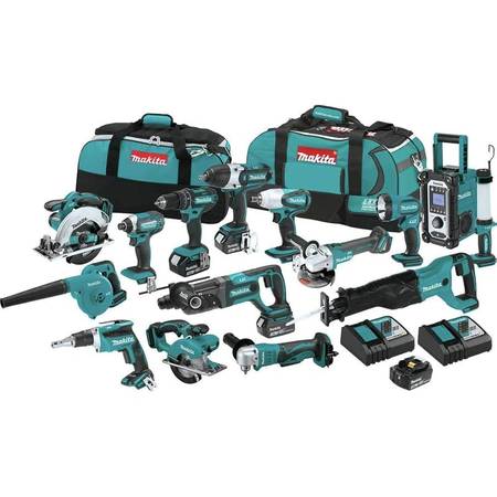 Makita LXT1500 18V Lithium-Ion 15-Piece for Tool Set 1