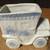 VINTAGE PLANTER PASTEL CAR PLANTER WHITE BLUE 3 thumbnail
