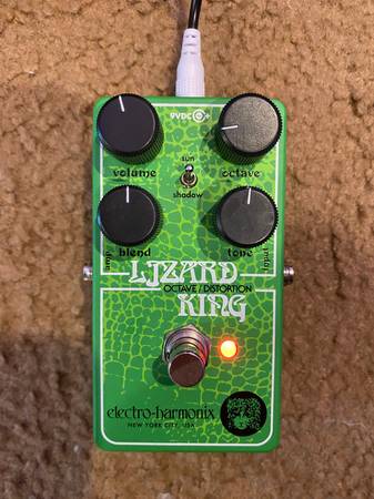 Electro-Harmonix Lizard King — Octave/Fuzz (Octave/Distortion vibe) 1