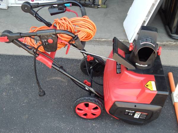 Einhell electric snow blower 1