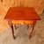Antique 1800's Solid Cherry Side/End Table with Drawer, Sheraton Style 2 thumbnail