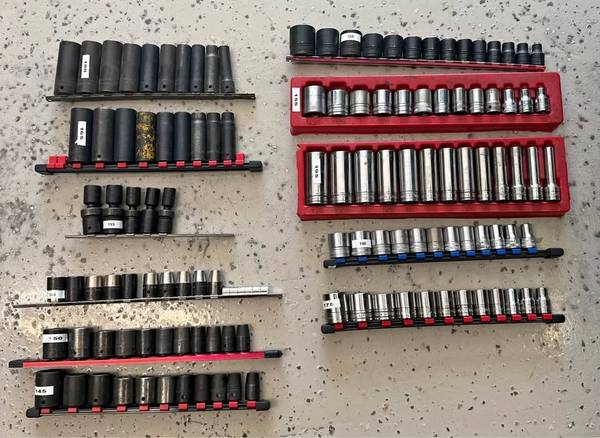 Snap On 1/2” Drive Socket Sets: 1